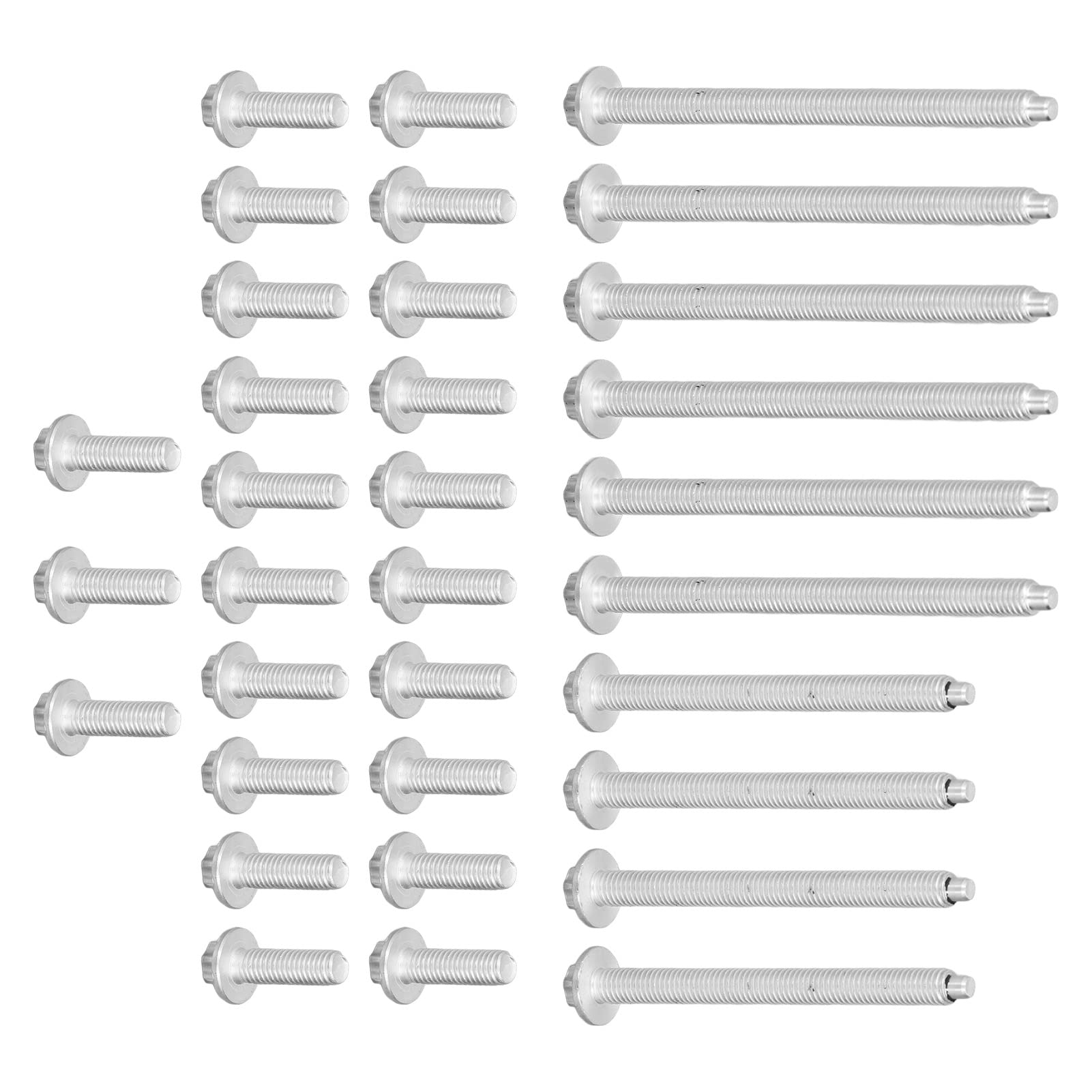 Aluminium Antiruggine Kit Bulloni Coppa Olio Motore 33 Pezzi per E88 E90 E91 E92 F23 F80 F61