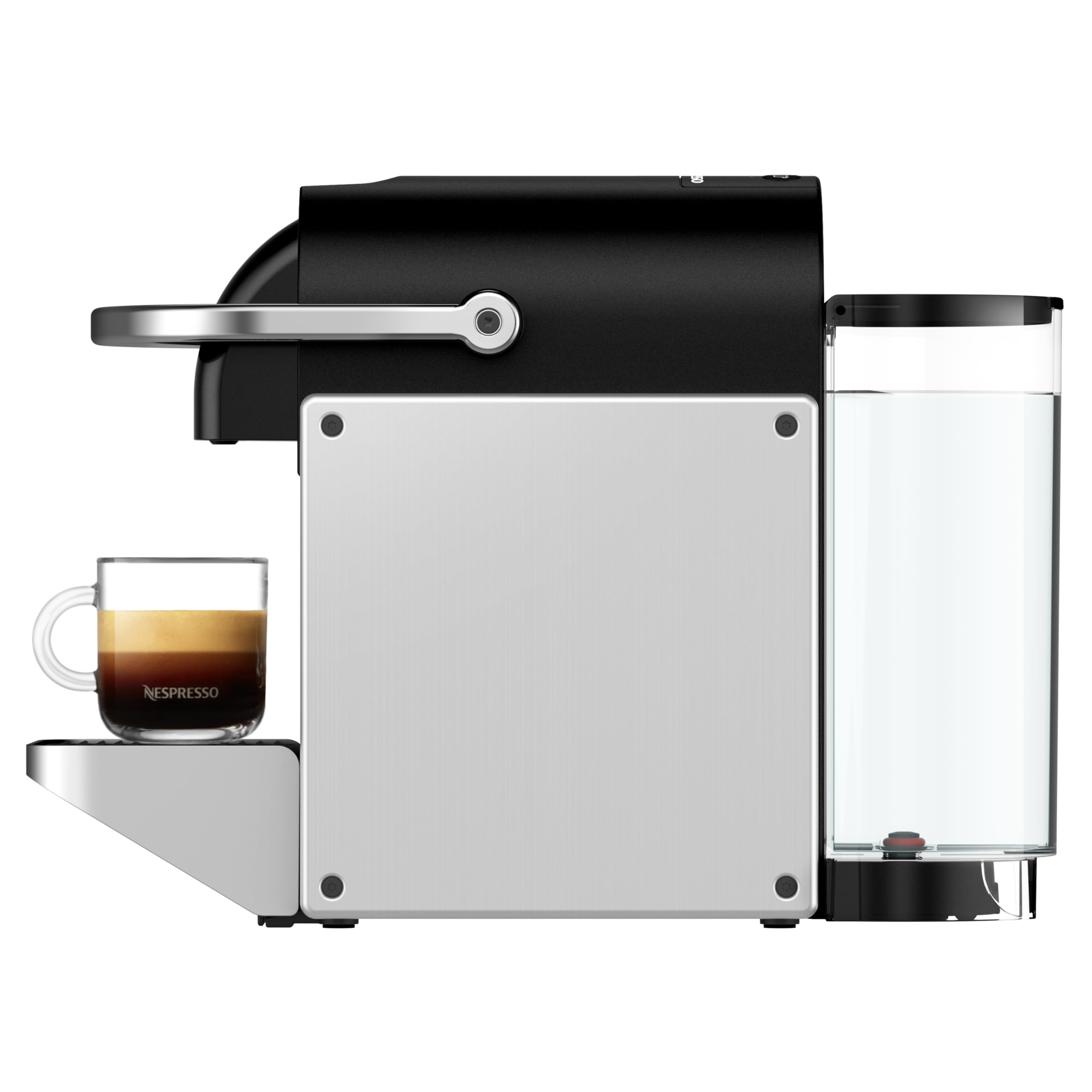 NESPRESSO DE’LONGHI Pixie Silber Original Kapselmaschine EN127.S 19 Bar 25 Sek. Aufheizzeit