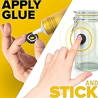 Vista 8 de Imanes de anillo resistentes – Ultra fuertes (1.2x0.18/1.181x0.177 in, 40 piezas) imanes con agujeros para bricolaje y manualidades, juego