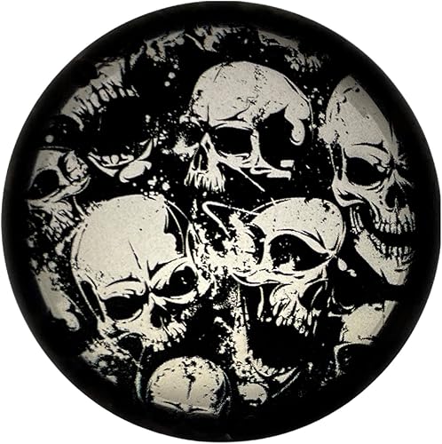 Miniatura 3 de Kustom Cycle Parts Skulls Theamed Smoke Bullet - Cubierta para lente de señal de giro compatible con Harley Davidson Street Glide, Road Glide, Road