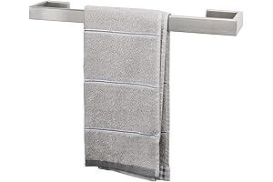 TocTen 14 Inch Towel Bar - Sleek and Sturdy Storage for Your Bathroom