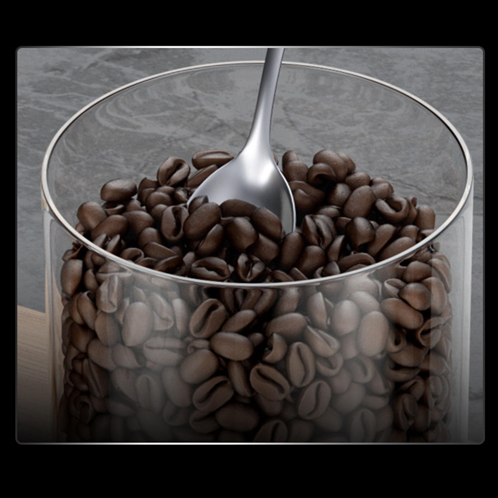 Dpofirs Contenitore Sottovuoto Elettrico, Barattolo di Vetro Sigillato per Conservare Tè e Caffè in Grani, Conservatore Alimentare da 600 Ml con Batteria Integrata e Sigillatura Sottovuoto One Touch