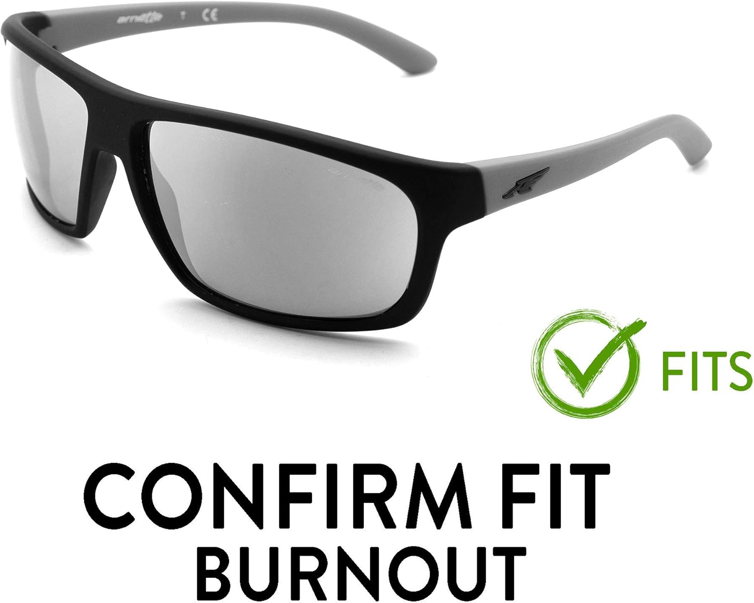 Apex Lenses Polarized Replacement Lenses for Arnette Burnout AN4225 Sunglasses