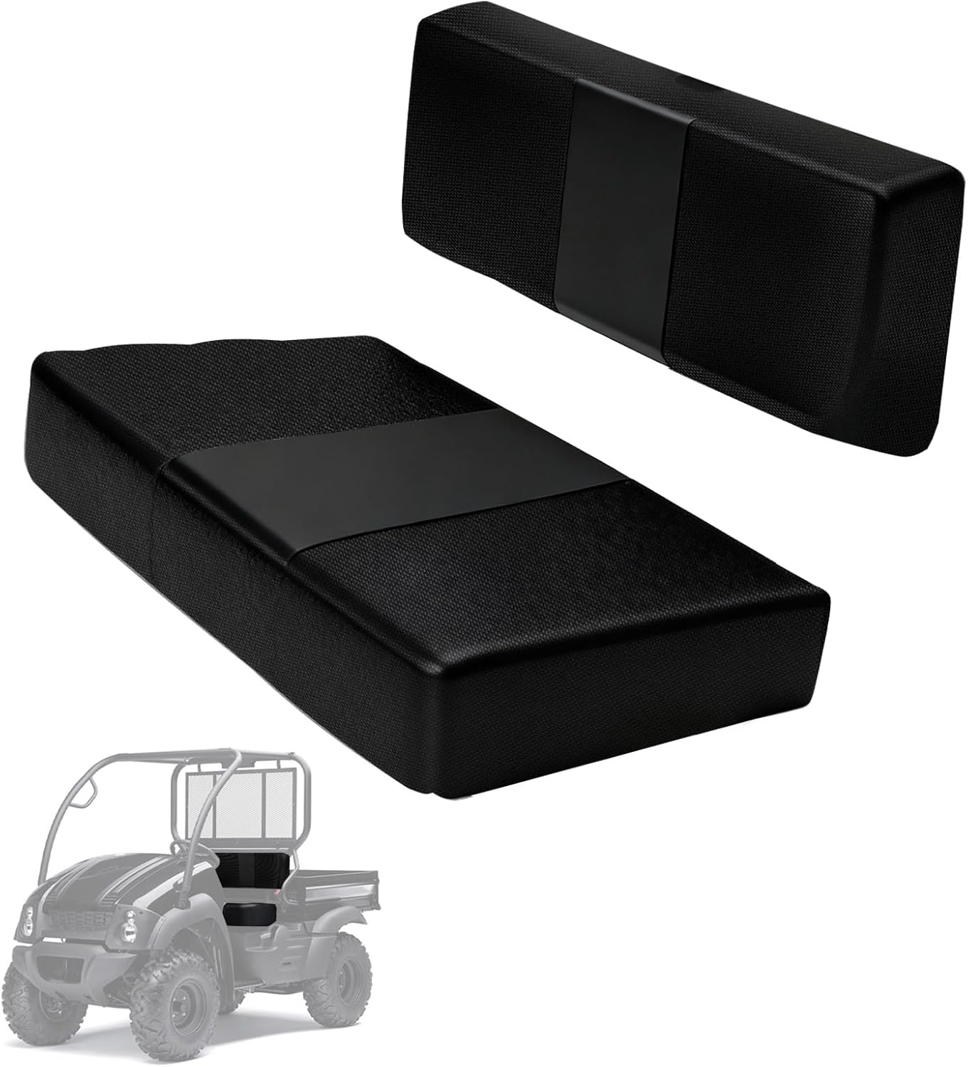 UTV Seat Cover Tough Fabric for Mule 600 610 2005-2016 Mule SX 2017-2023, UTV 4X4 Bench Seat Cover Protecter Easy Installation Stable