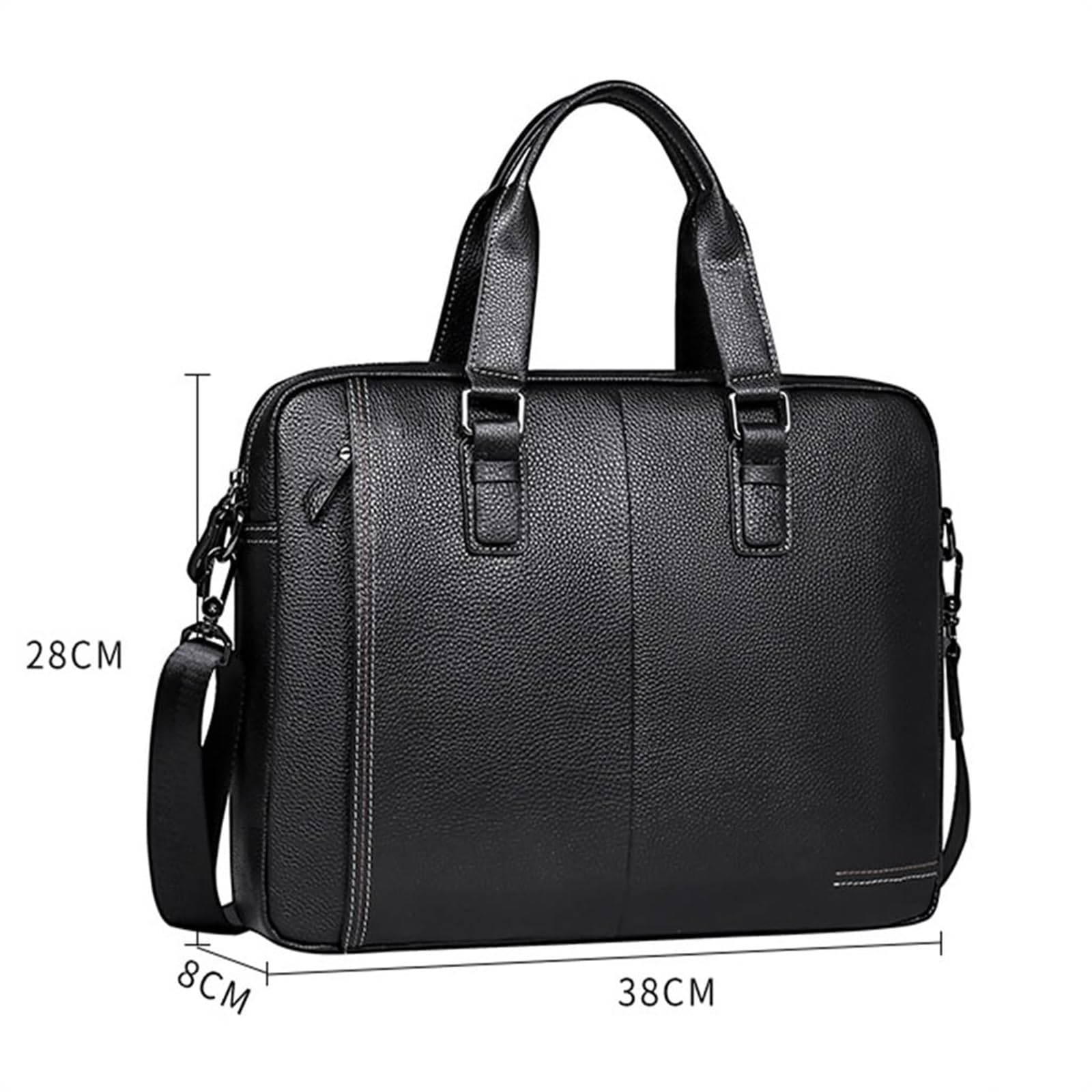 Borsa a tracolla Borsa in pelle per laptop da uomo 14 pollici in
