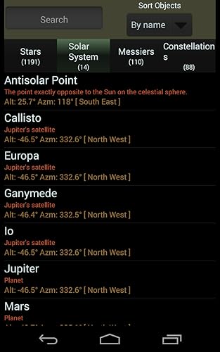 SkEye : Astronomy app for Android