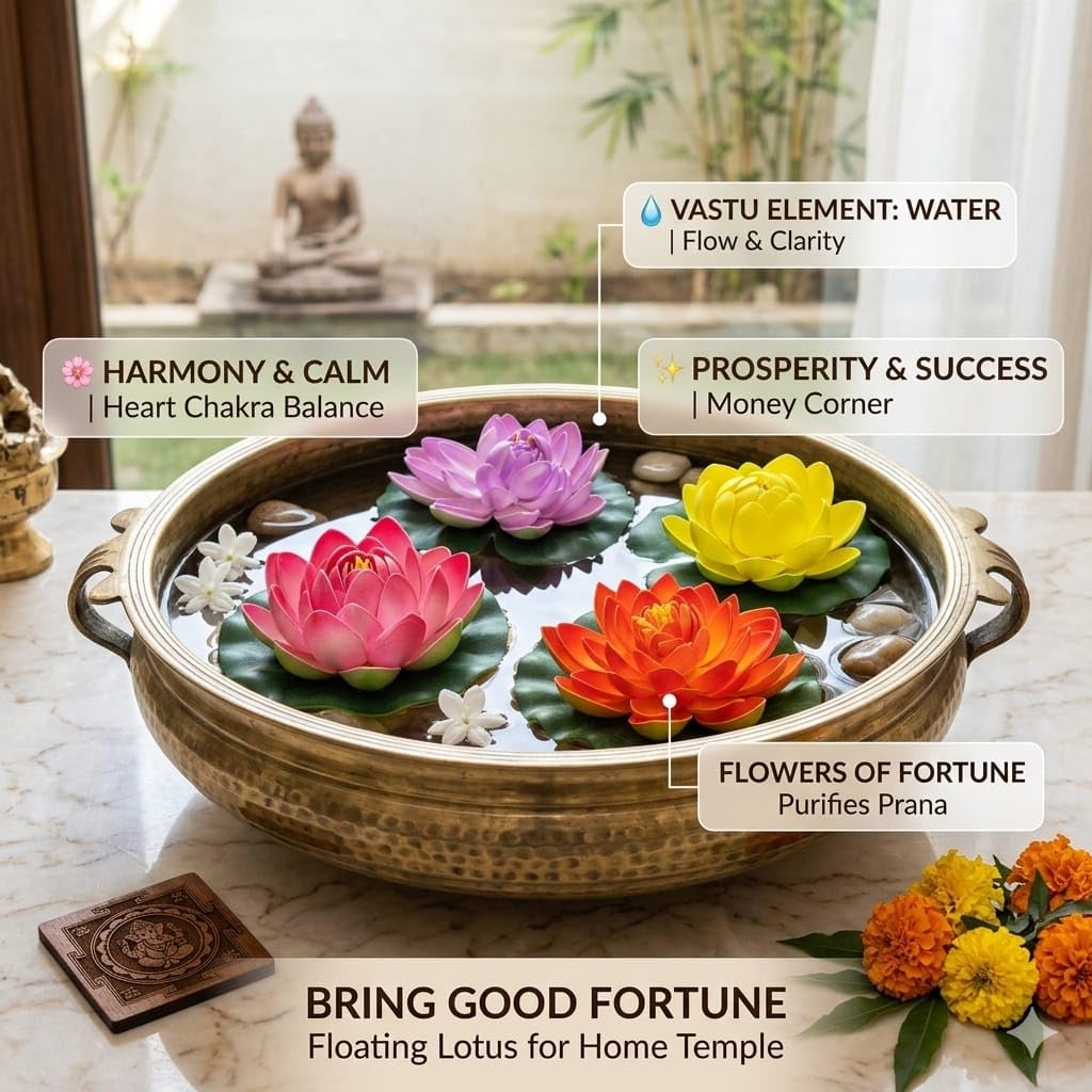 Floating Lotus Flowers - Home & Water Decor -8 Floating Lotus Flowers - Home & Water Decor -8