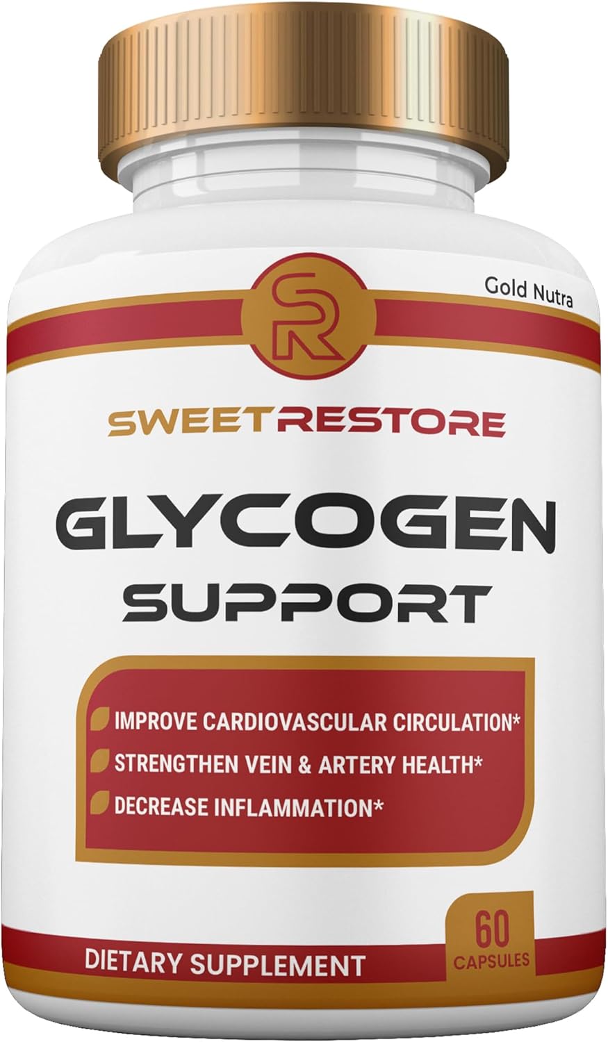 Sweet Restore Capsules, All Natural Maximum Strength Sweet Restore Glyco Pills, 2 Month Supply (2 Pack) - Image 2