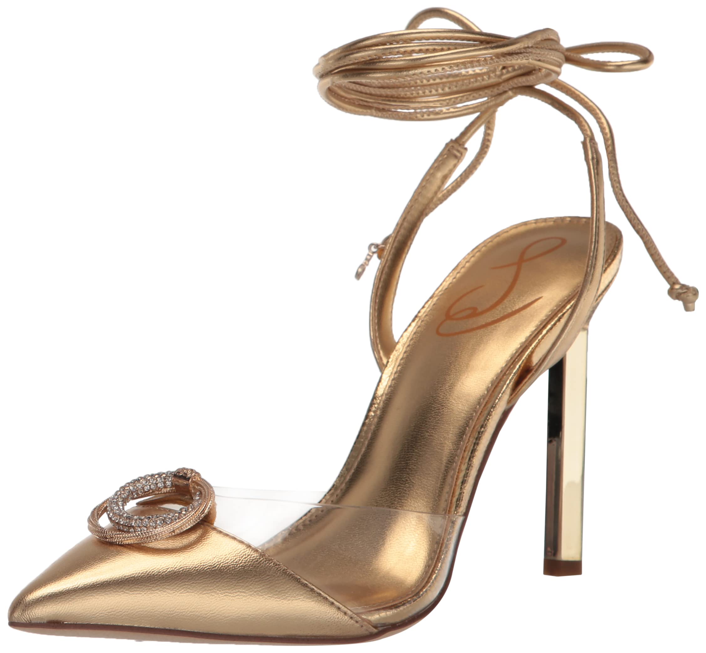 Stiletto à lanières en ambre doré Sam Edelman l'excellence de la haute chaussure - 8