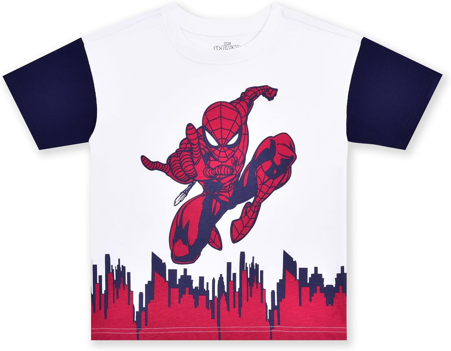 Marvel Spider-Man Boys 2 Piece Short Sleeve T-Shirt and Shorts Set for Toddlers - Image 2