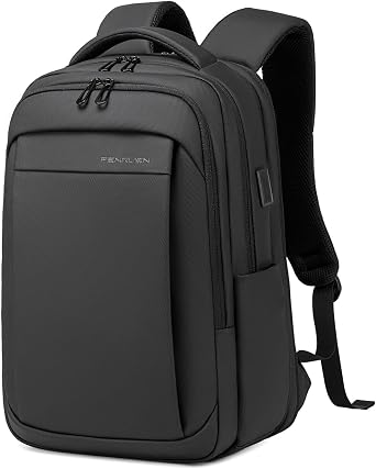 FENRUIEN Laptop Backpack, Black