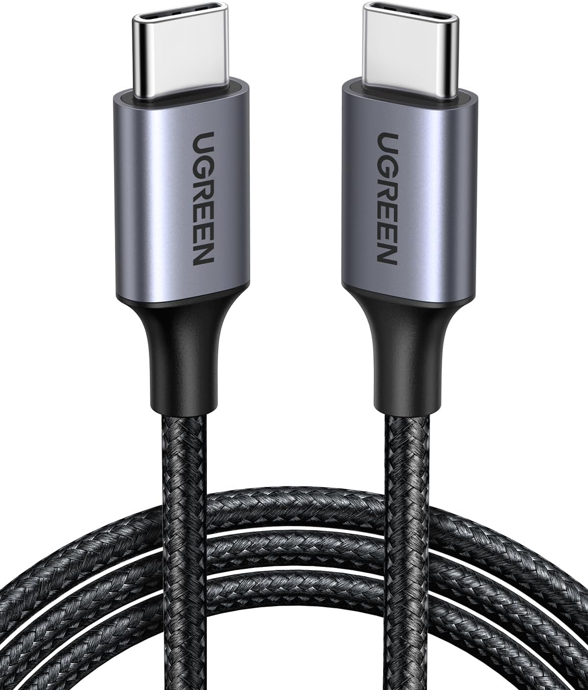 USB C Cable 2M, 60W Nylon-Braided USB-C to Type-C Cord Fasting Charging Compatible for iPhone 17/16/15 Pro Max, MacBook Air, Galaxy S26 Ultra/S25,Huawei P70, Xiaomi, etc