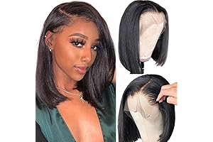 Bob Wig Lace Front Wigs: Pre-Plucked with Baby Hair