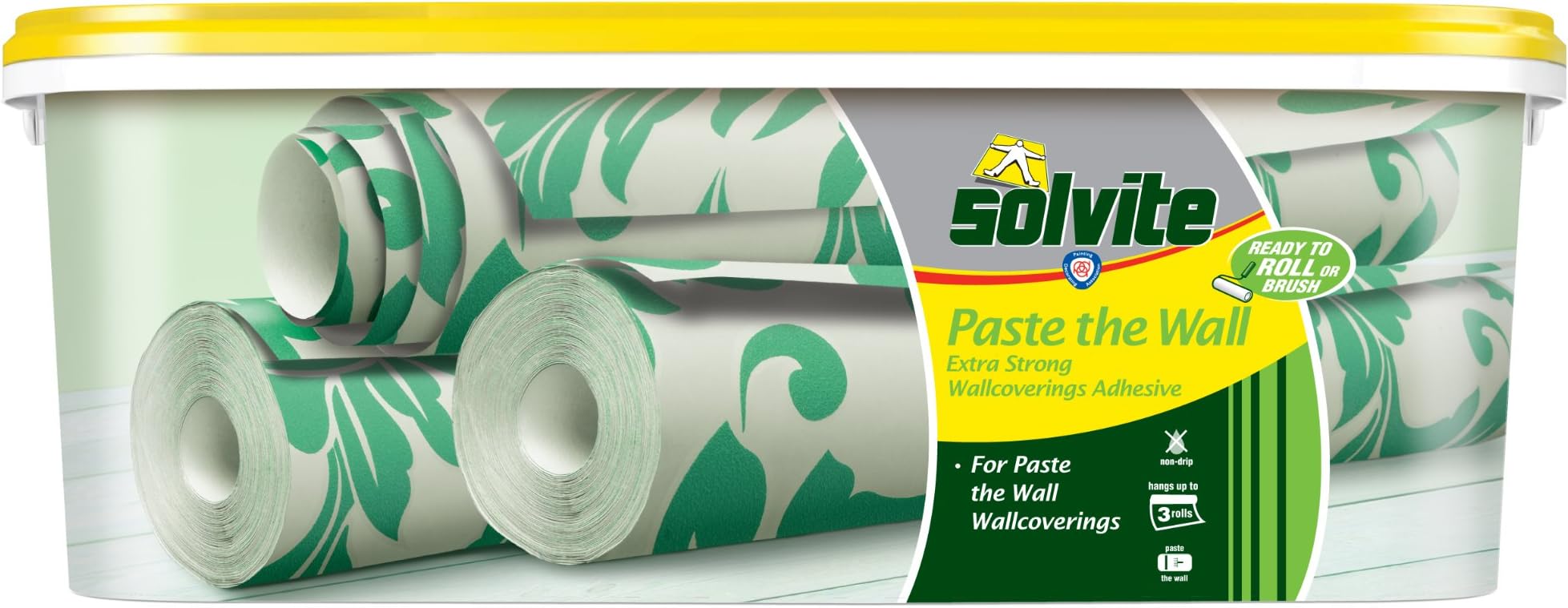Solvite Ready to Roll Paste The Wall - Roll of 3