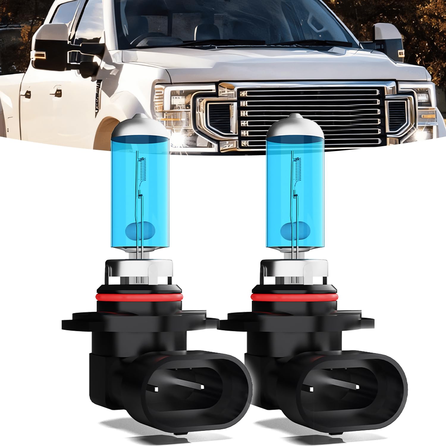 Fog lights Fit For Ford F250 Super Duty 1999-2020 Halogen Headlight Bulbs,9145/9140 Fog Lights Bright Lights Combo,Plug &amp; Play,Pack of 2 (Ford F250 Super Duty 1999-2020 Halogen Fog Lights)