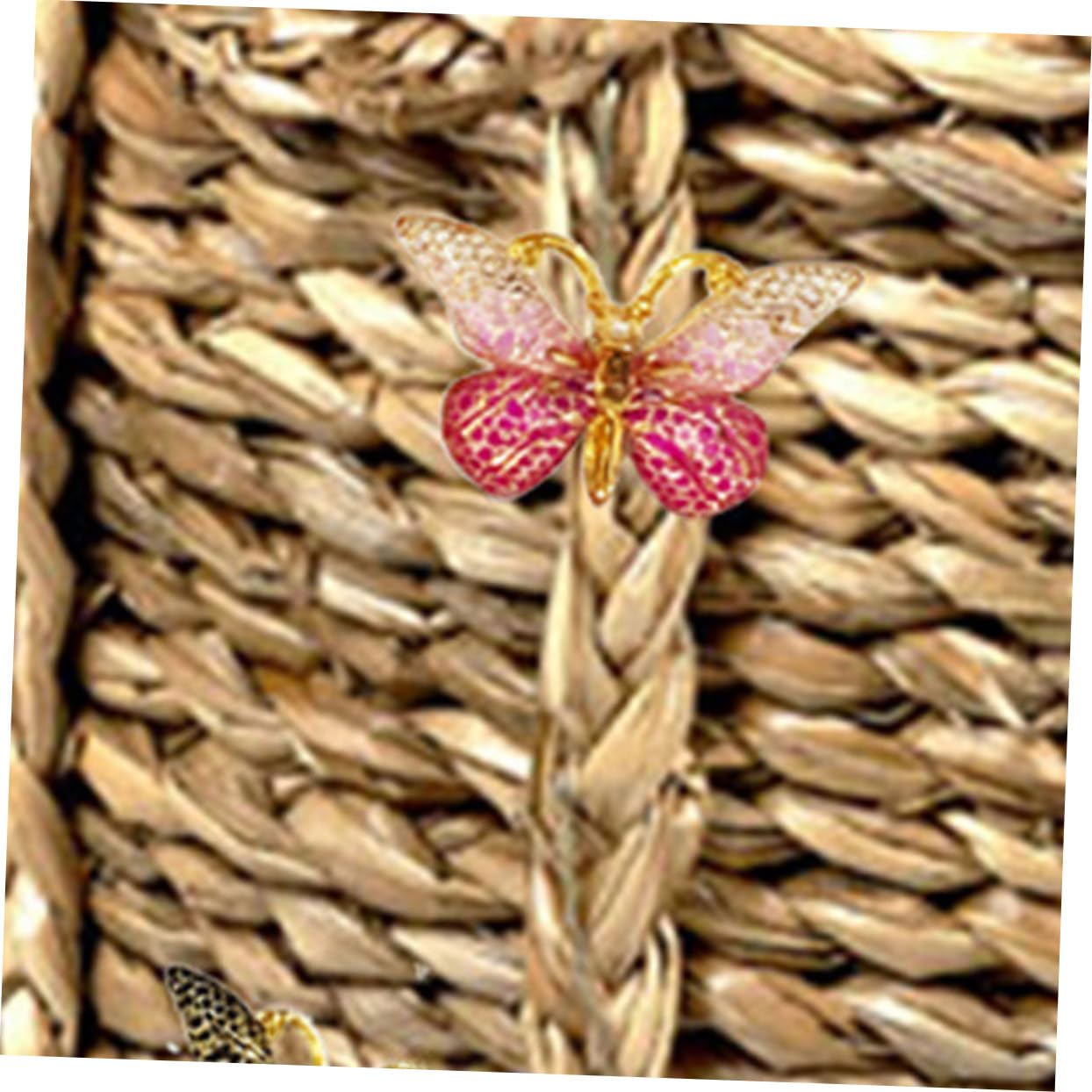 Artibetter 72stücke Schmetterlings-Form Pinnwandnadeln Austauschbare Push- Für Karten Und Wanddekoration Praktische Schreibtischaccessoires Für Zuhause Und Büro