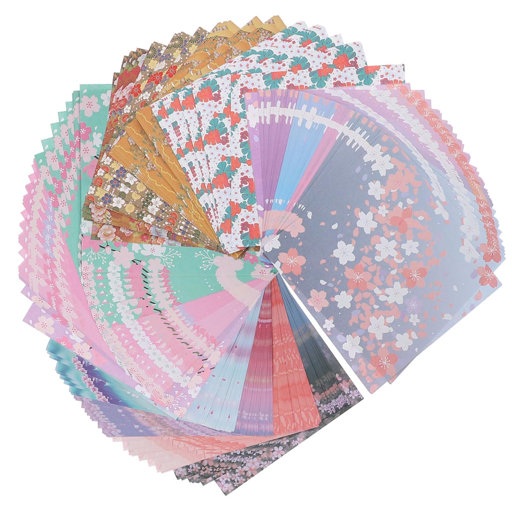 480hojas Papeles De Origami Hechos Mano Papel De Origami Exquisito Grueso Papeles De Doble Cara Para Manualidades Papel De Bricolaje Para Tarjetas Suitable for Projects