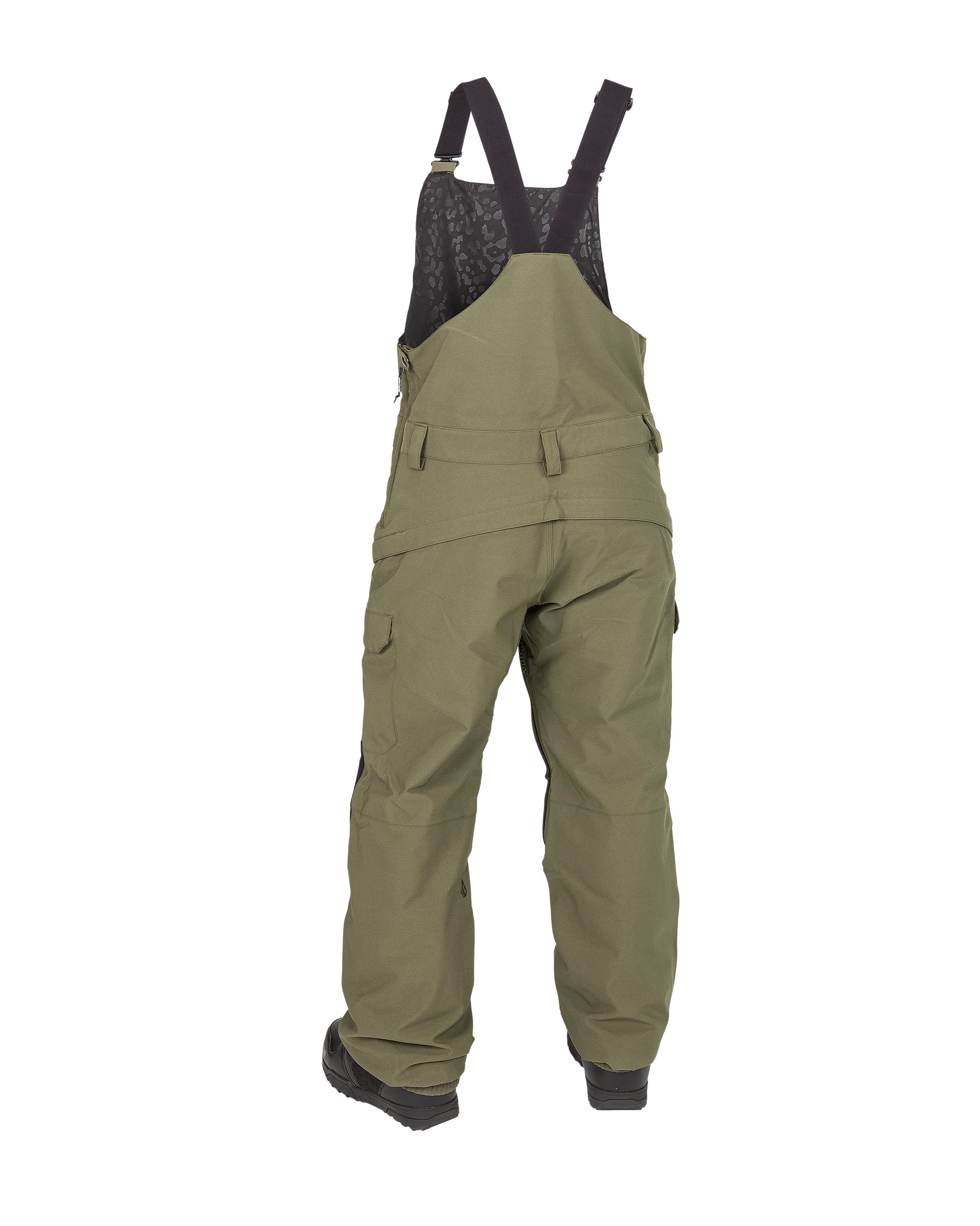 Volcom Women's Creston 3D Stretch Relaxed Fit Snowboard Bib Overall