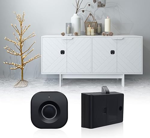 Miniatura 8 de Cerradura de gabinete de huellas dactilares, cerradura biométrica inteligente para gabinete, cerradura de armario oculta sin llave, cerradura de