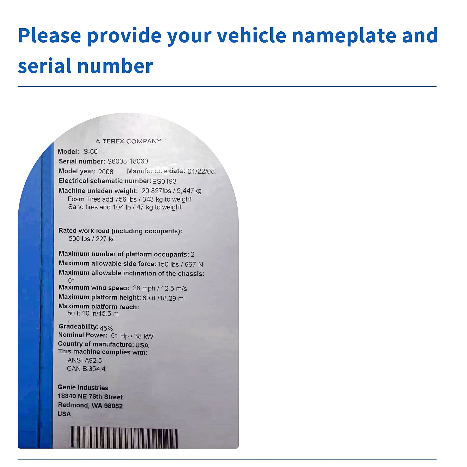 for ALC500 ECM Circuit Board 121765 121765GT Compatible with Genie Aerial Work Truck Engine Z45 S40 S45 S65 Z60 S60 S80 S85