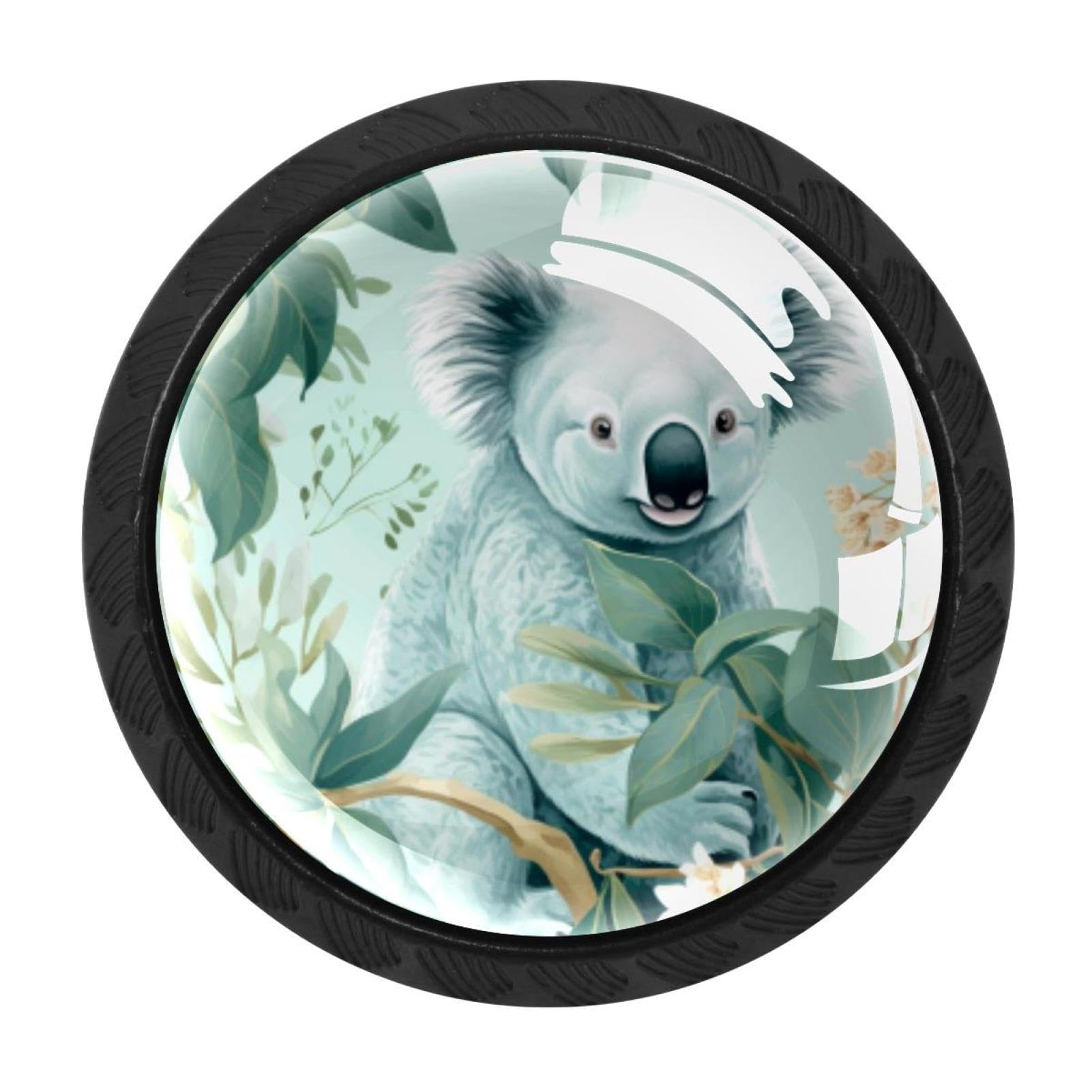 Chenzzzz Multicolored 08 4 Pack Koala Drawer Knob Cabinet Hardware
