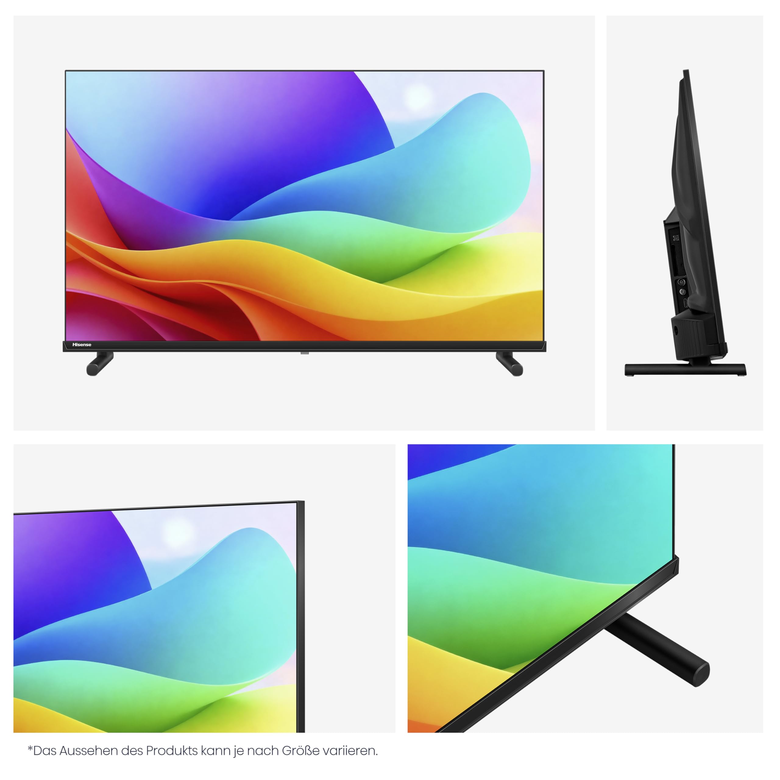 Hisense 32A5DS Fernseher 32 Zoll, FHD, QLED, Smart TV, 60Hz, Hi-QLED Colour, Dolby Atmos, Game Mode, Noise Reduction, Hohe Kontraste, Share to TV, HDR10, VIDAA OS