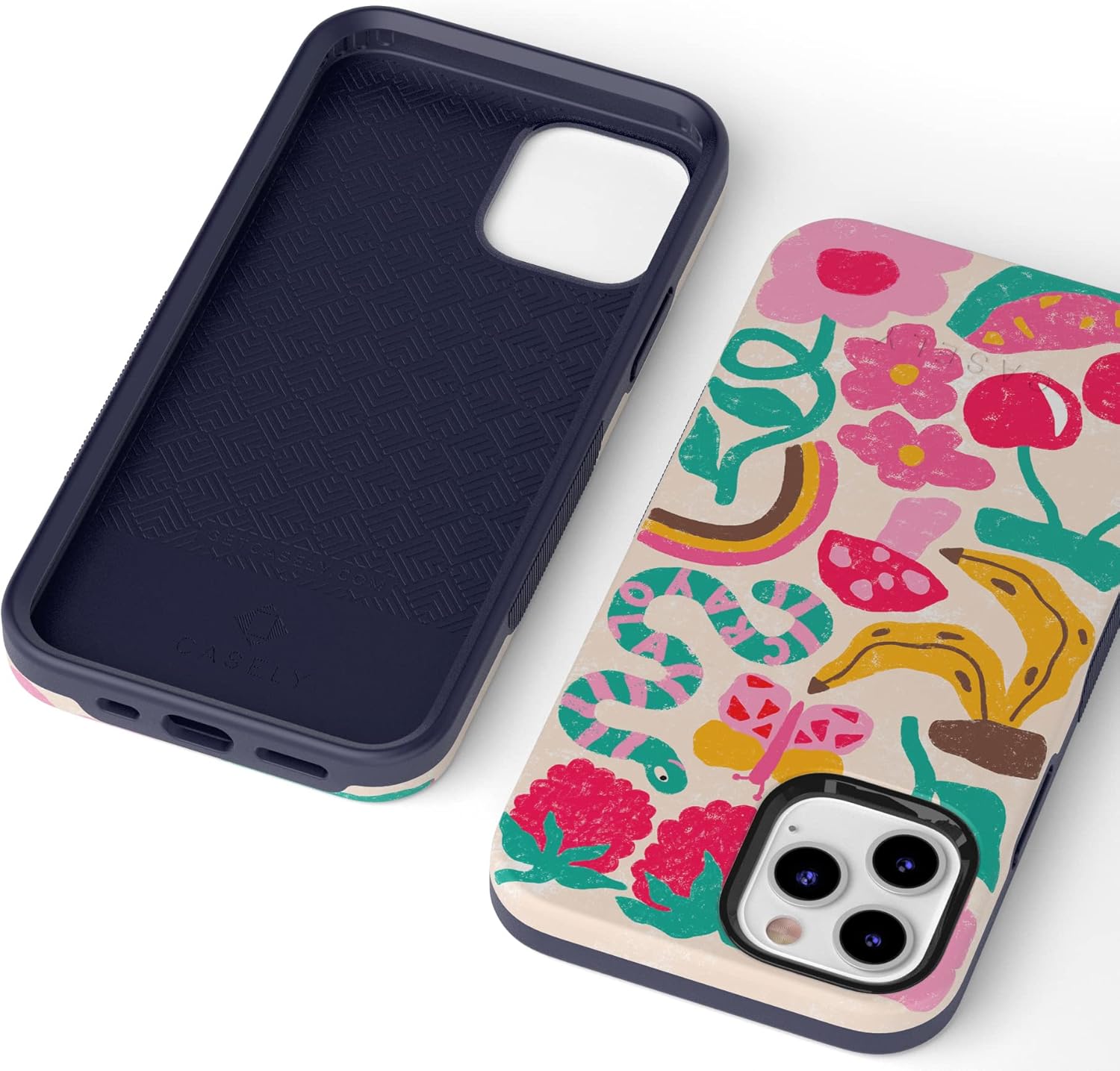 Casely iPhone 11 Pro Case | Doodle Bug | Crayola Crayon | Bold Protective Design