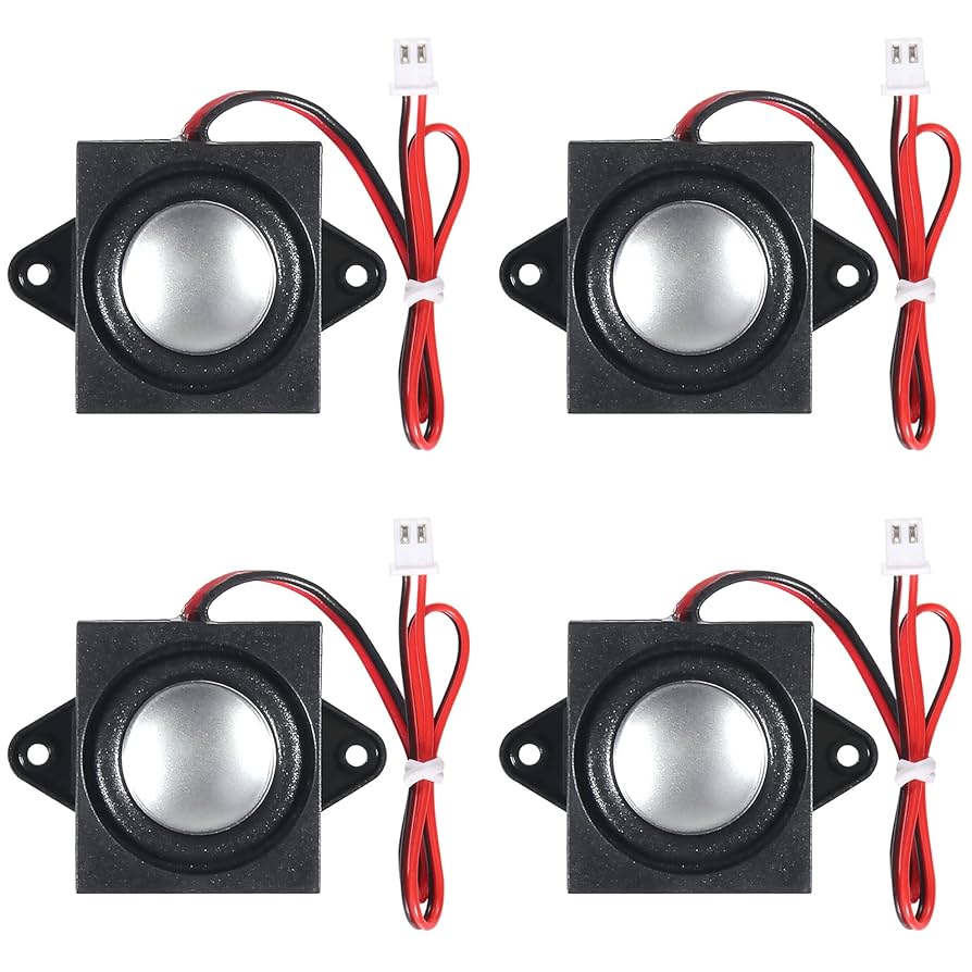 Amazon.co.jp: Dweii 4個 スピーカー 3ワット 8オーム ミニ