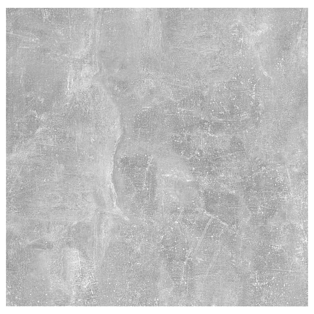 Comodini 2 pezzi, grigio cemento, 30,5 x 30 x 30 cm, in legno, per camera da letto, ufficio, studio