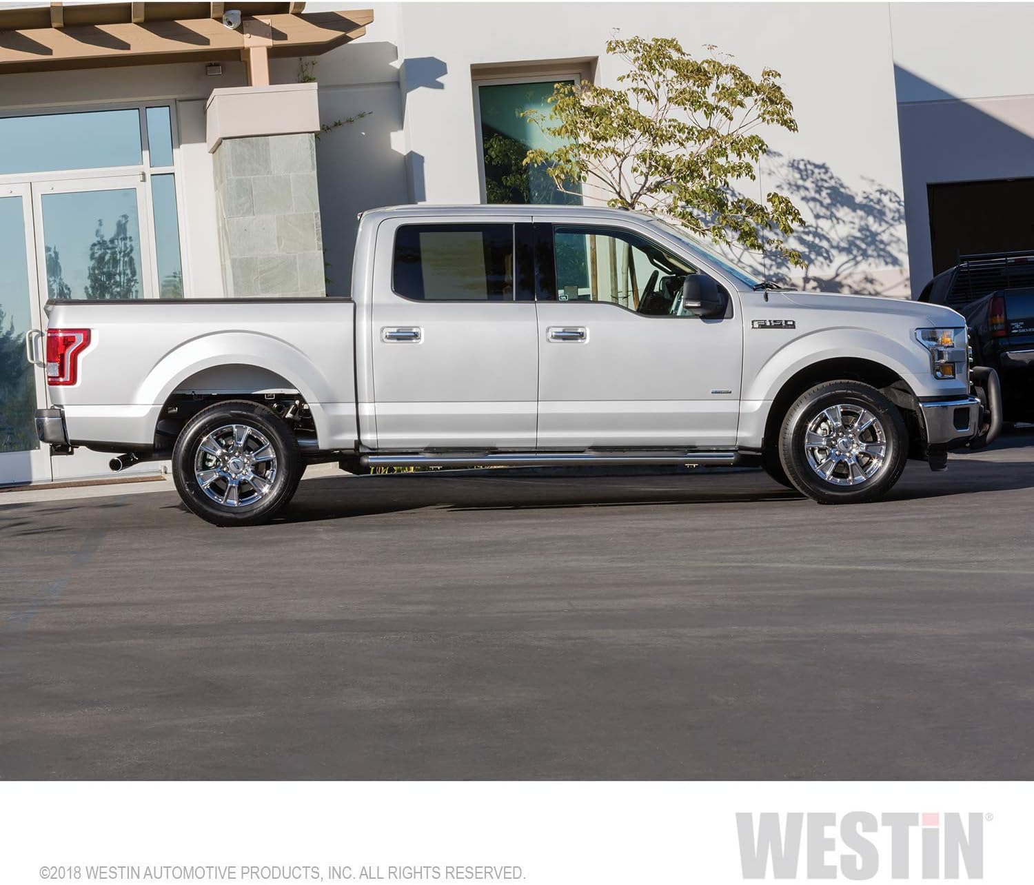 Westin 22-2055 Premier Oval Nerf Bar Mount Kit fits 2015-2025 F-150 2017-2025 F-250 F-350 F-450 F-550 F-600 Super Duty Black Pair