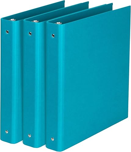 Bigso Ringo - Carpeta organizadora de 3 anillos de fibra  Carpeta de 3 anillos para almacenar proyectos o papeles  Carpeta resistente y duradera de