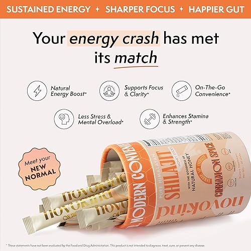 Miniatura 2 de Shilajit puro del Himalaya para hombres con miel, canela, barras energéticas para llevar y apoyo inmunológico para mujeres, 75% más de ácido