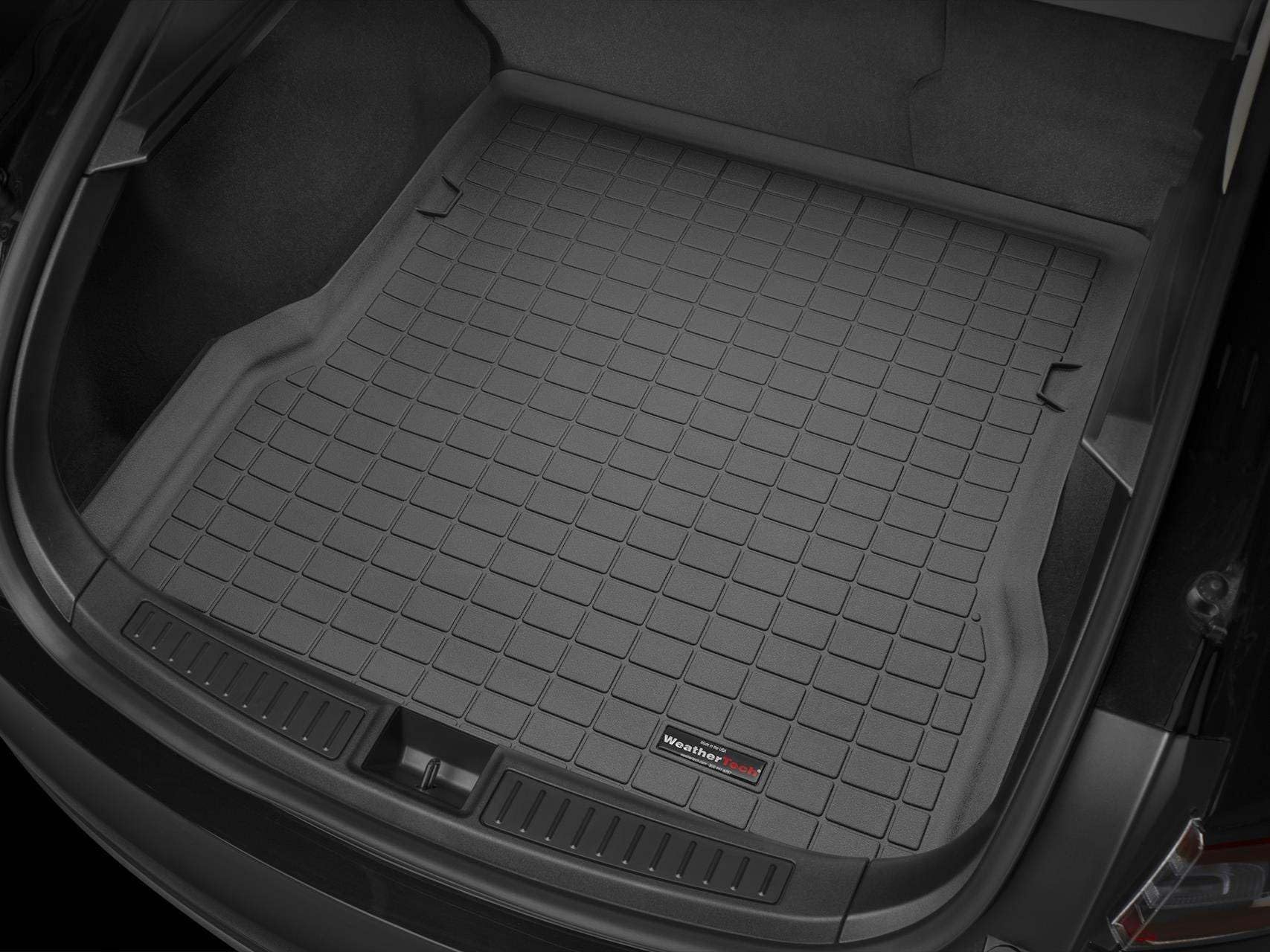Cargo Trunk Liner for Tesla Model Y, Front Cargo, Behind 2nd Row, Rear Well (401862-1379-1380), Black