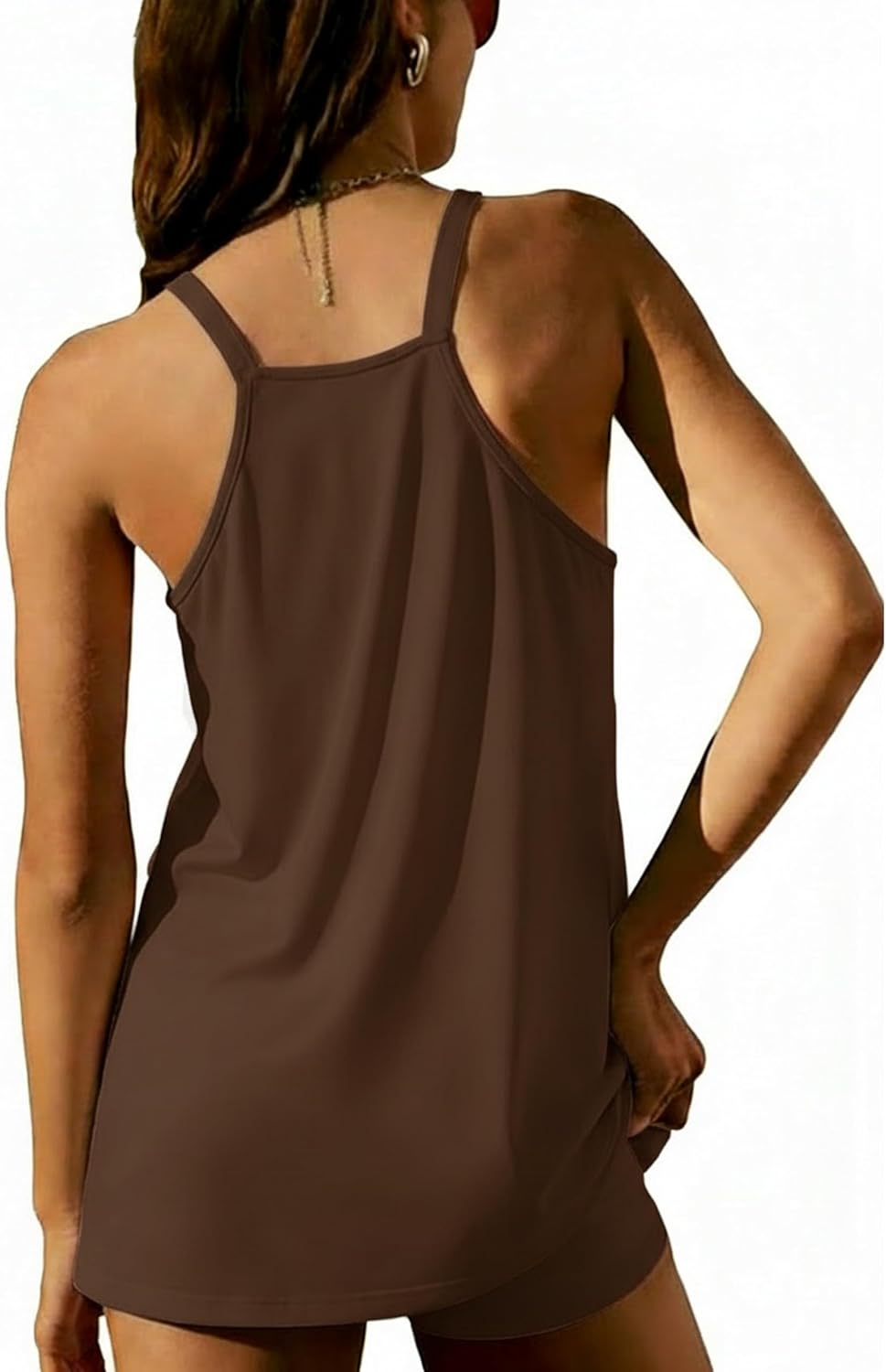 Ekouaer 2 Piece Lounge Sets for Women Sleeveless Short Set Summer Casual Outfits Matching Clothes with Pockets - Image 2