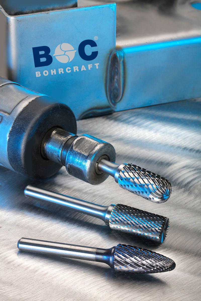 Bohrcraft Jg. fresas rotativas MD en Multibox R5 5-uds.// 1x 10,0 mm forma B/C/D/F/G