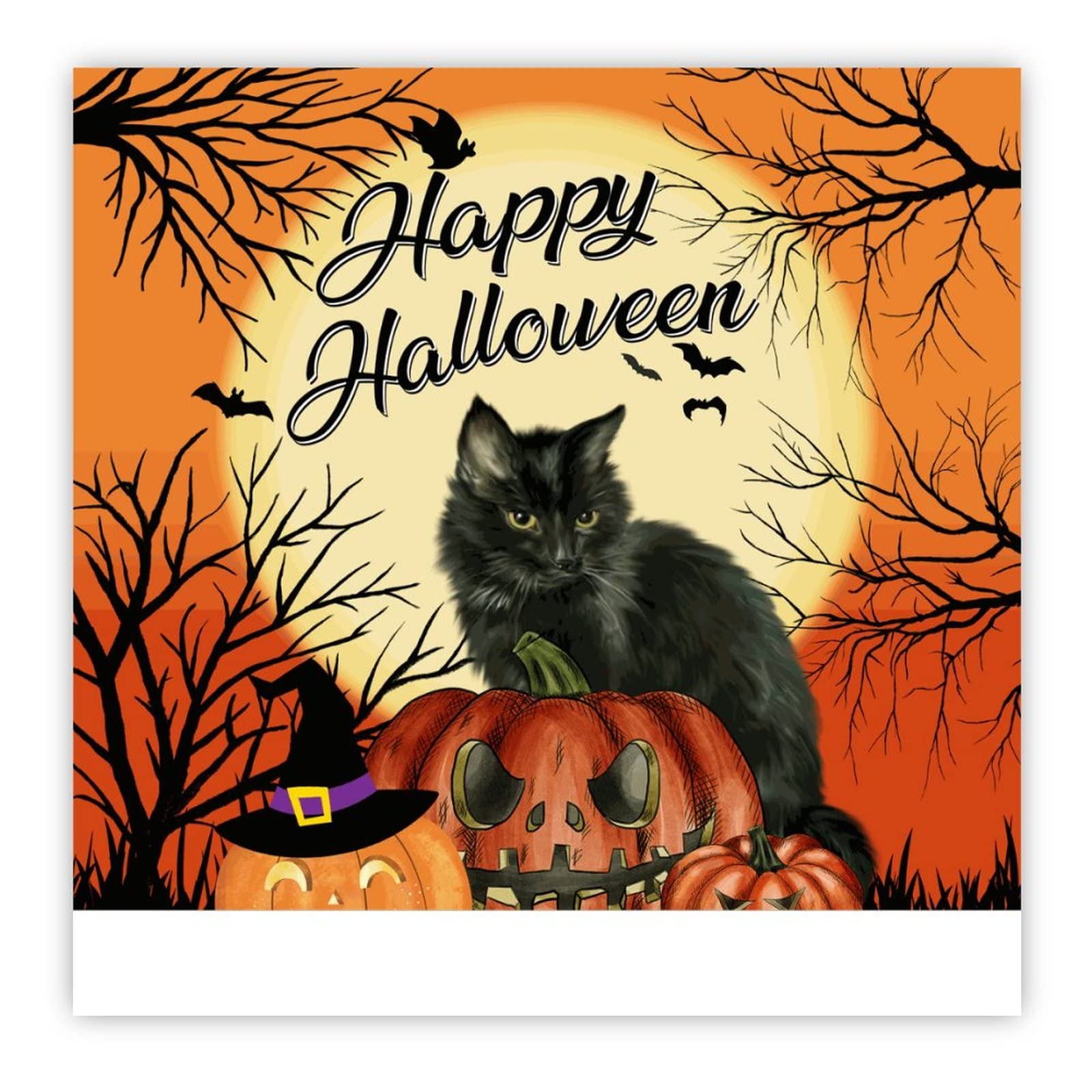 Panneau mural en bois pour décoration Halloween chic et moderne