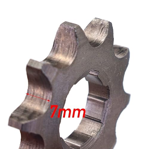 Miniatura 3 de 428-10T-0.669 in - Piñón de motor delantero para motocicleta se adapta a motocicletas de 50 cc, 70 cc, 110 cc, 125 cc, mini bicicleta ATV Quad