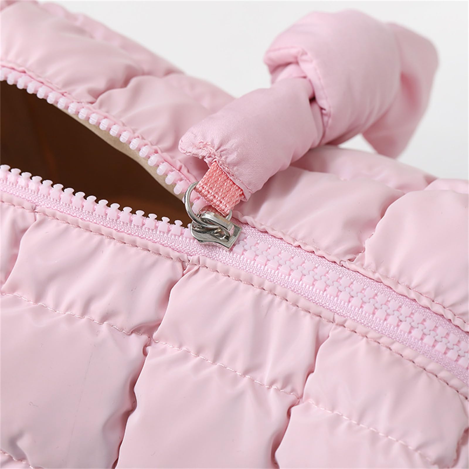 Grande trousse de maquillage matelassée, grande trousse de toilette de voyage pour femmes et filles, idéale pour un sac à main essentiel, Argenté., Taille unique