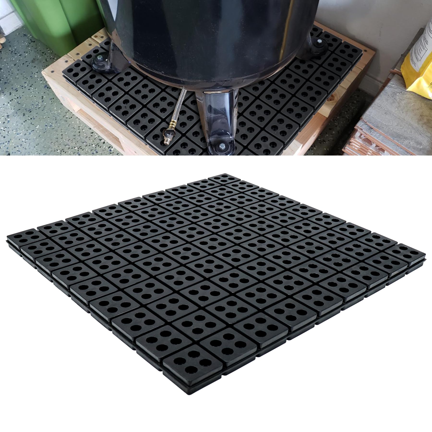 BJADE'S Rubber Anti-Vibration Isolator Pads,18
