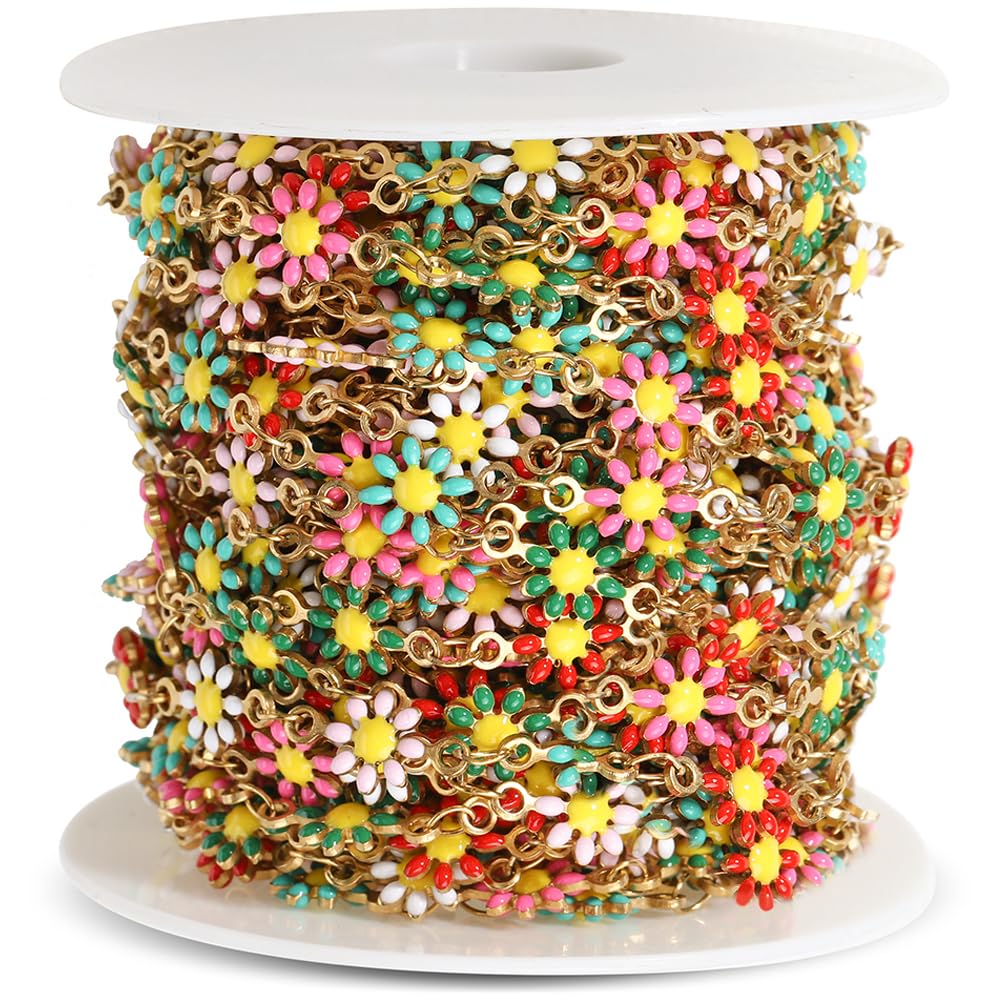 Collier ras de cou fleur pendentif chaîne en acier inoxydable marguerite, cadeau bijoux Y2K pour elle - France