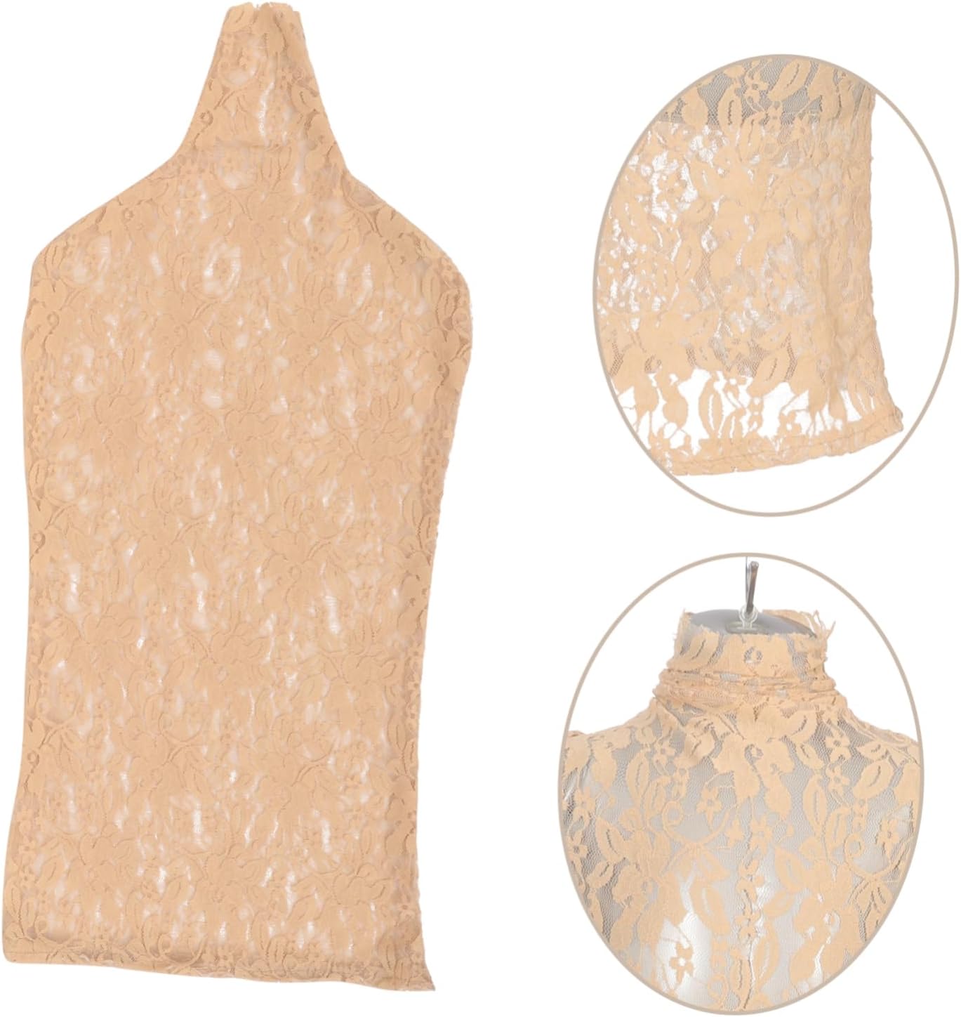 OUNONA Mannequin Fabric Cover Lace Design for Clothing Stores Elegant Replacement Cover for Dress Forms Sophisticated Accessory for Displaying Merchandise