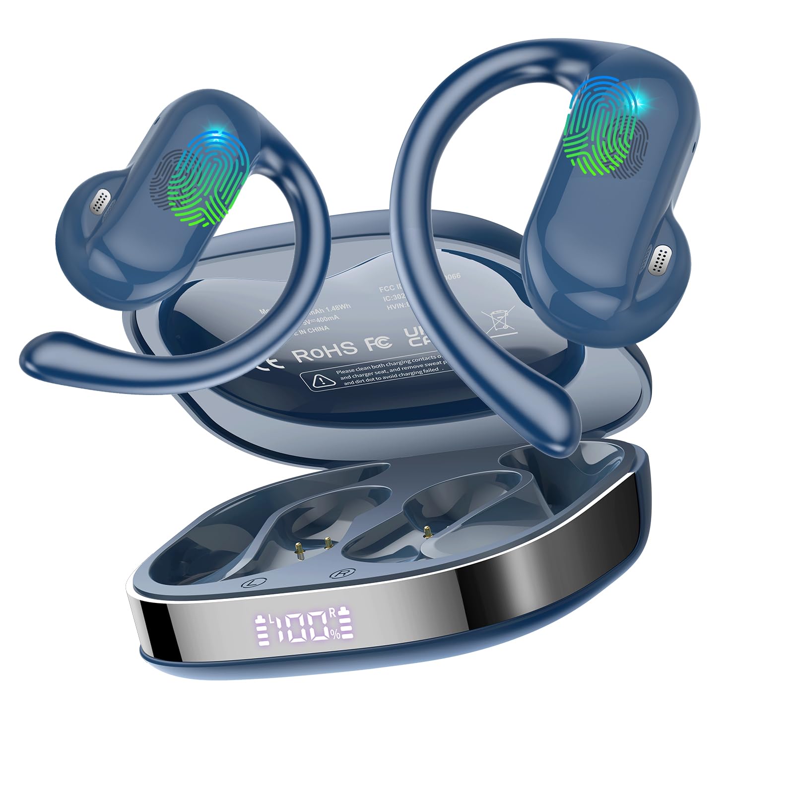 Amazon.com: Open Ear Earbuds, Bluetooth 5.4 Wireless Earbuds with