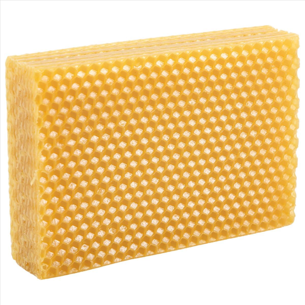 Sankaka 30Pcs Honeycomb Foundation Bee Wax Sheets Paper Candlemaking Beeswax Flakes Beekeeping Tool