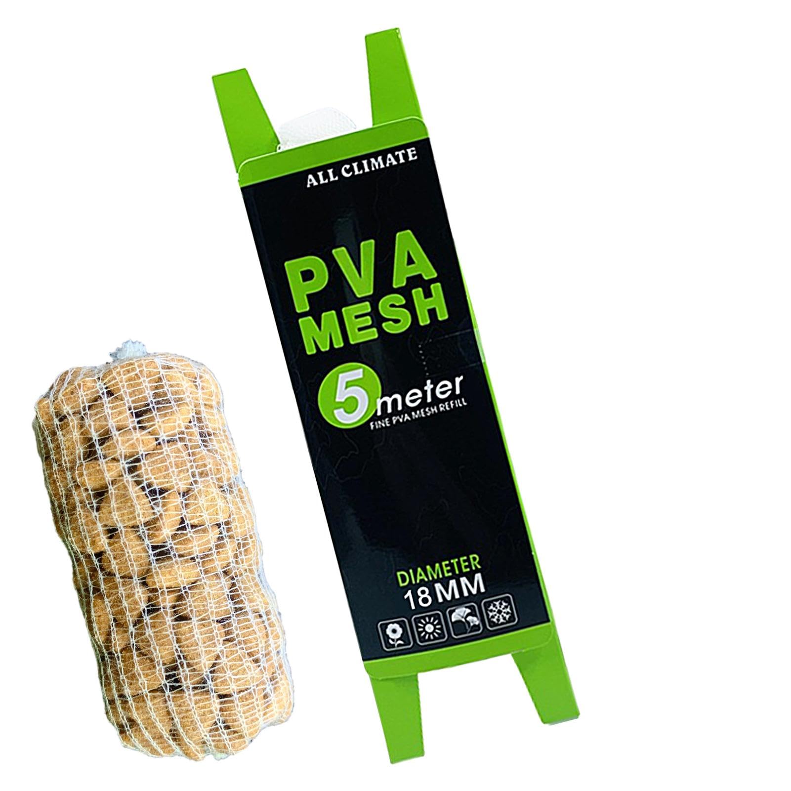 Filet PVA Soluble Pour Appâts De Pêche à La Carpe – 5 Mètres, 18 Mm – Augmente Les Captures, Facile à Utiliser - 3
