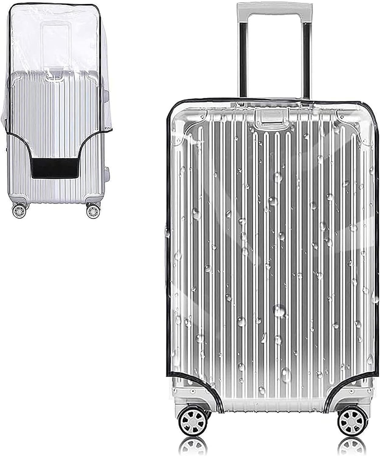 Clear PVC Suitcase Cover Protectors 28 Inch Luggage Cover for Wheeled Suitcase 28''