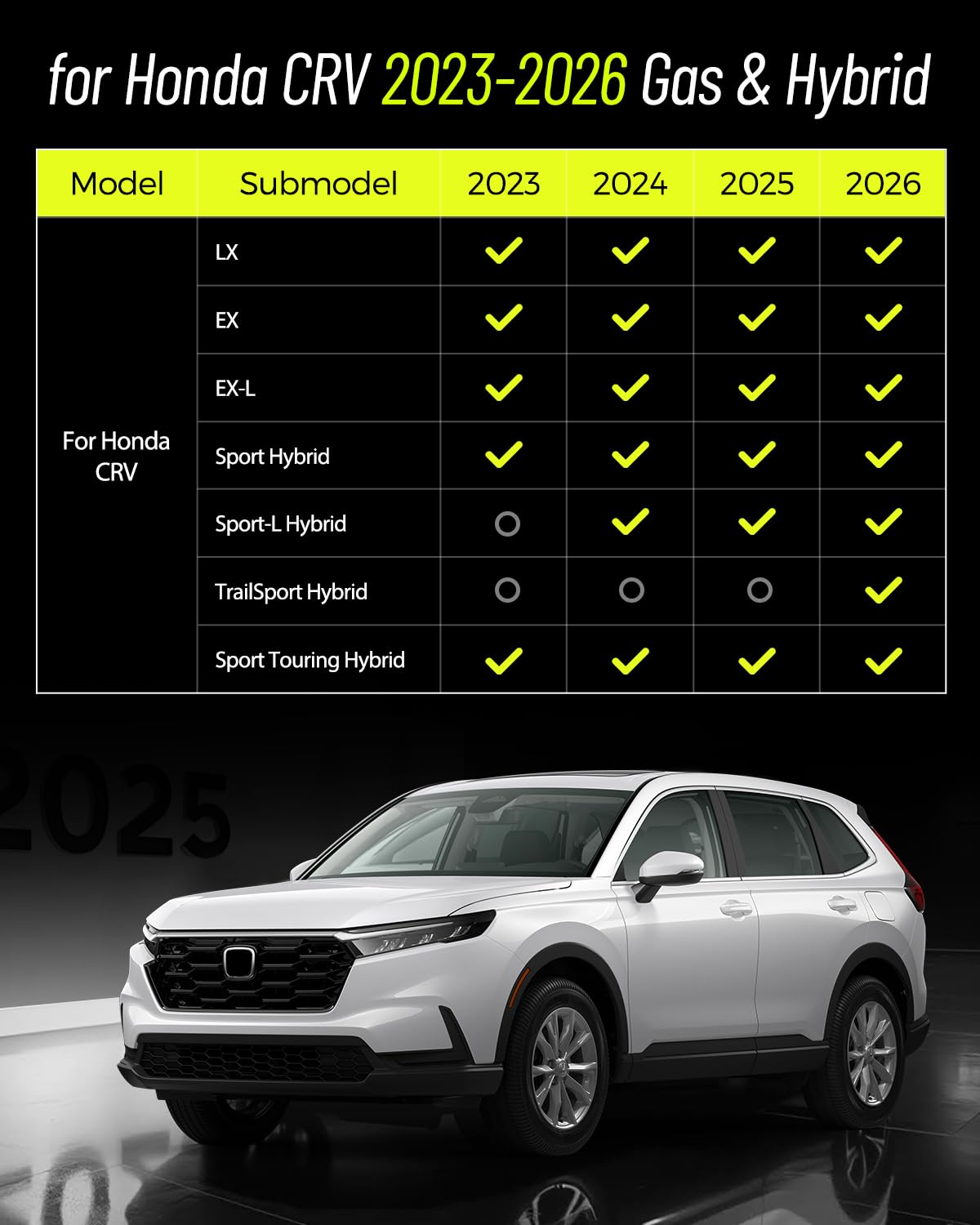 Amazon | ホンダ CRV 2023-2026 フロアマット カーゴライナー インナー 