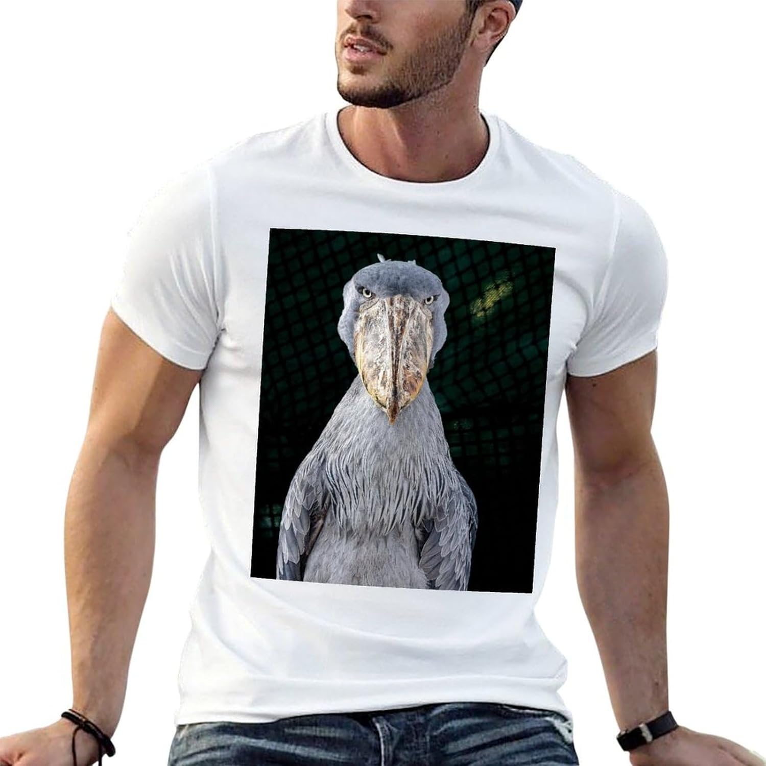 Shoebill Stork - Stork Flash Pattern (1) White-Style