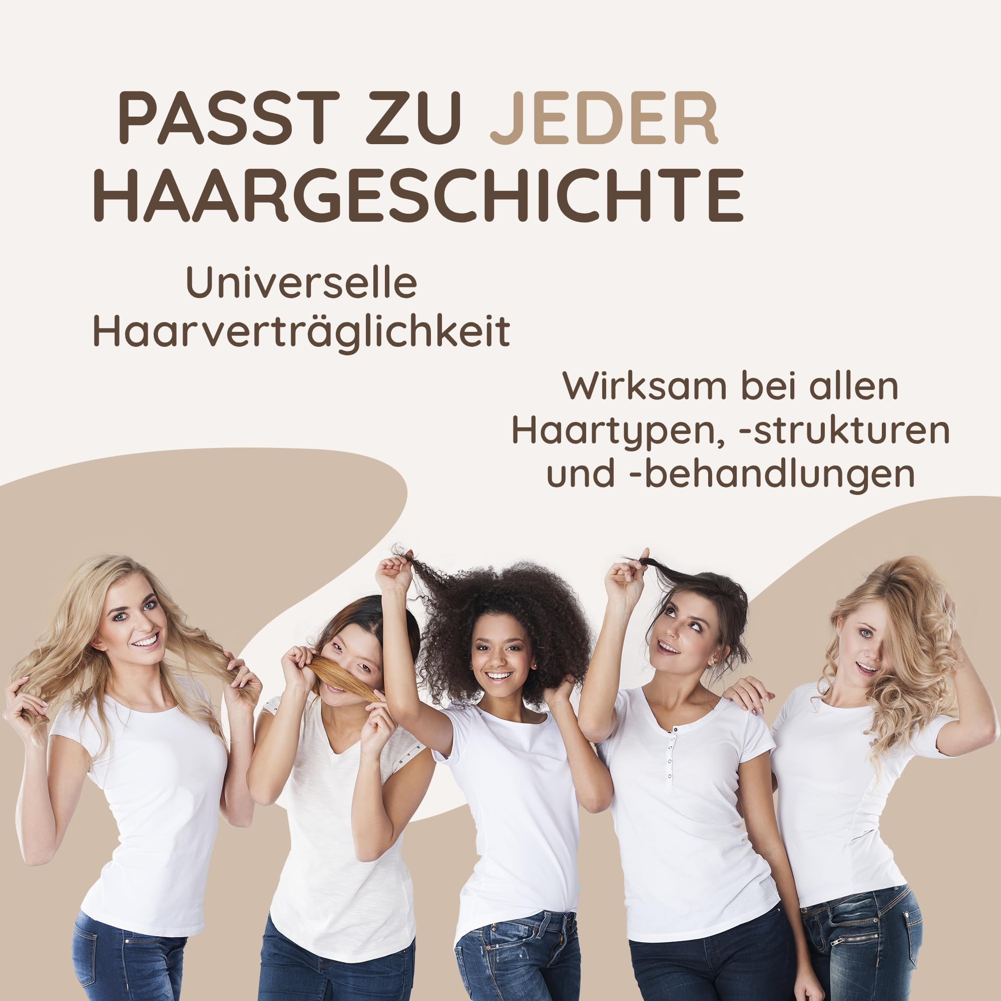 Vitamins Haar Serum Keratin Haarpflege - Biotin, Kollagen und Castor Oil Anti Frizz Haarserum - Kokosöl Hitzeschutz Finish Protein Treatment für kaputte trockene Haare