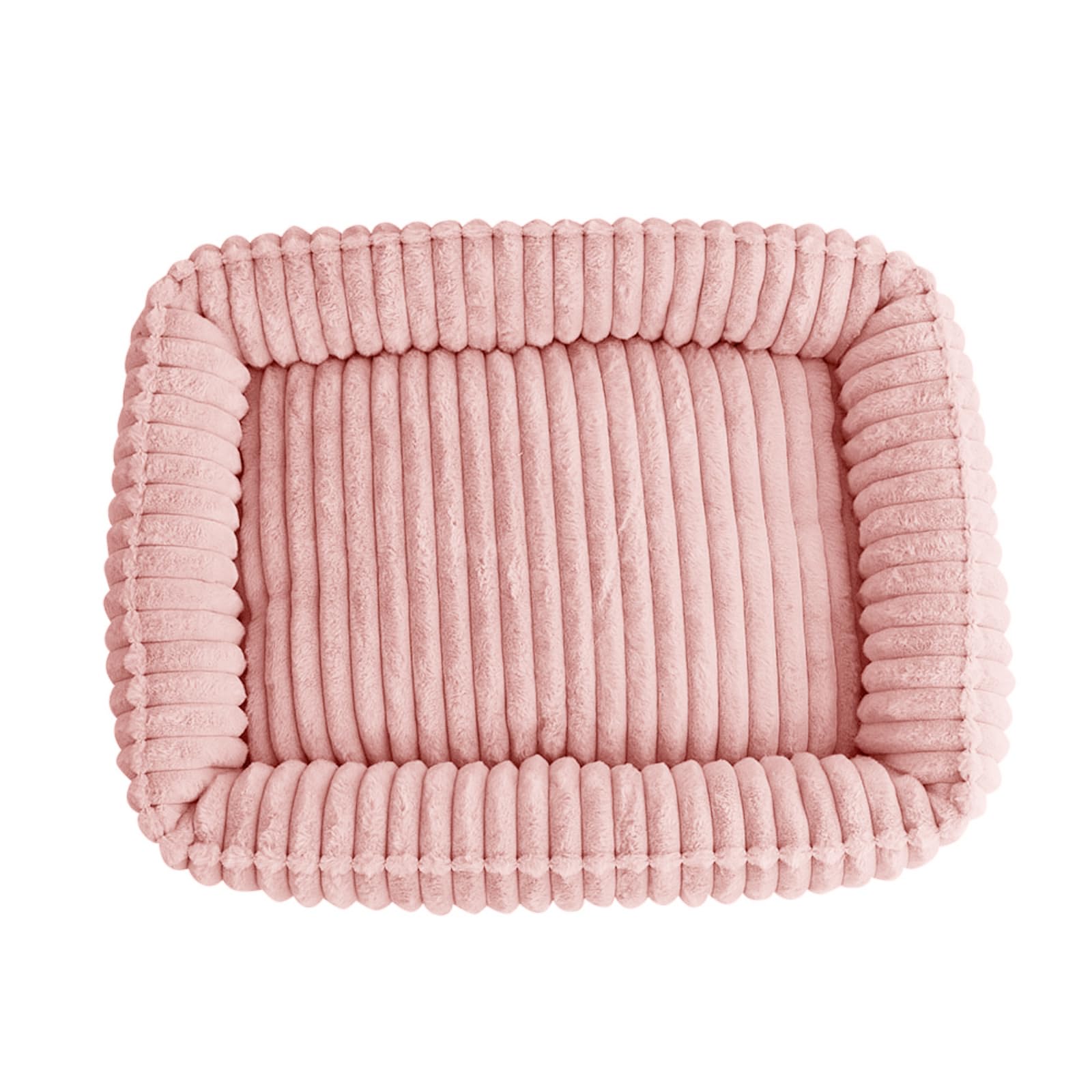 Hixingo Panier Chien Dehoussable Lavables S-XXL, Lit Chien Dehoussable Coussin Chat Doux et Confortable Tapis pour Animale Anti Stress pour Taille, Moyen, Petit (M59 Rose,L)