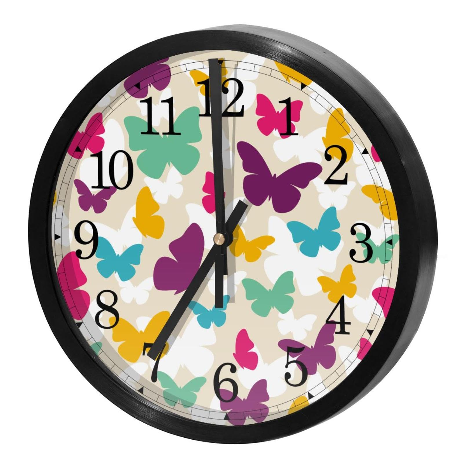 Horloge murale pour école et maison qui supprime le bruit pour le bien-être des enfants